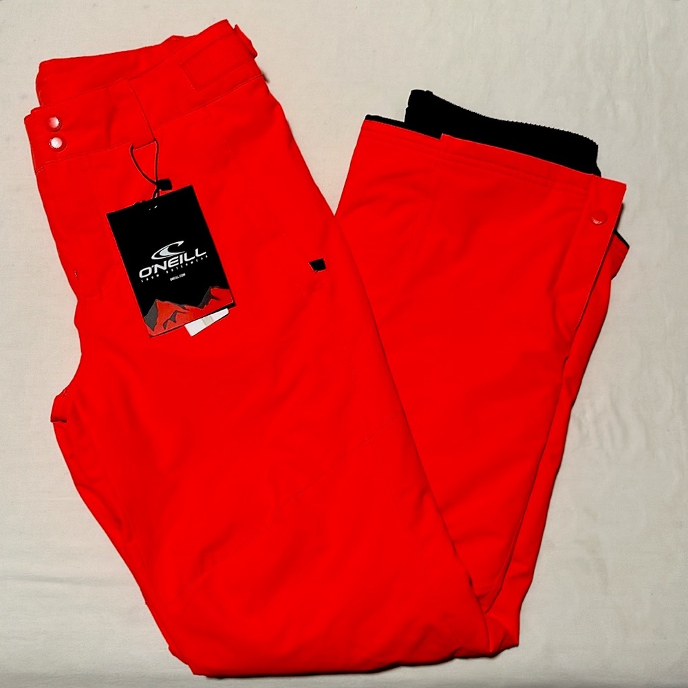 O’Neill Day Glow/Neon Orange Insulated Ski/Snowboard Pants – Size Medium (NWT)